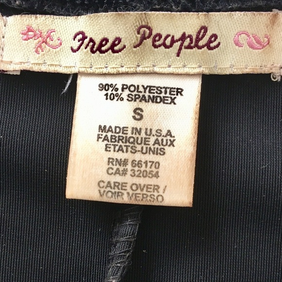 Free People black velvet v neck maxi dress - Picture 5 of 5